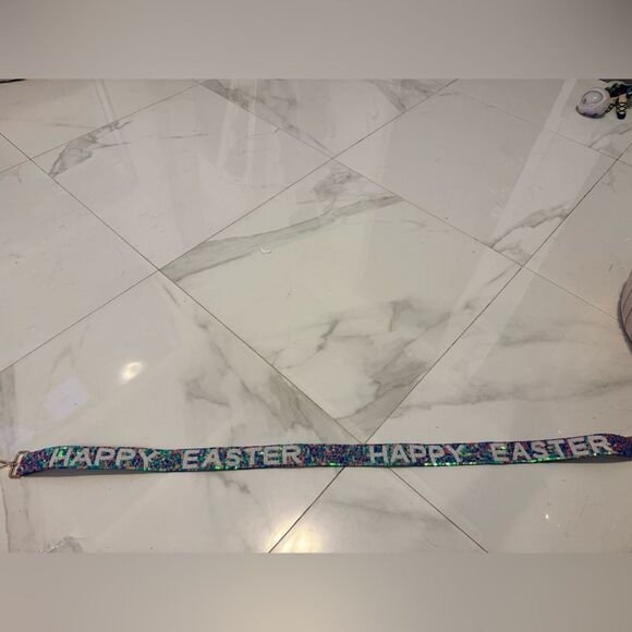 Colorful 'Happy Easter' bag strap #12 - Picture 2 of 9